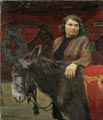 Woman with a donkey - 1954